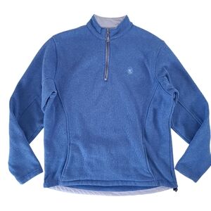 Peter Millar WARMTH Cherokee Town Country Quarter Zip Golf Pullover Top Size L